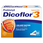 Dicoflor 3, Probiotyk dla dzieci od 3. roku życia i dorosłych, Kapsułki