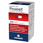 Potazek, 610 mg Chlorku potasu, 100 Kapsułek o przedłużonym uwalnianiu