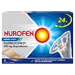 Nurofen Mięśnie i Stawy 200 mg, 4 plastry przeciwbólowe 