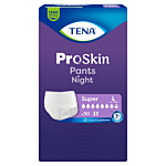 Tena Pants Proskin Super Night Majtki chłonne na noc Rozmiar L, 30 Sztuk