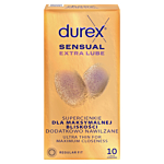 Durex Sensual Extra Lube Prezerwatywy, 10 szt.