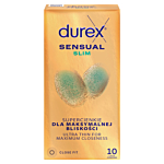 Durex Sensual Slim Prezerwatywy, 10 szt.