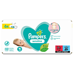 Pampers Sensitive chusteczki pielęgnacyjne, 6x80 szt.