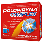 Polopiryna Complex 500 mg + 15,58 mg + 2 mg saszetki 