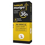 Tadalafil Maxigra 10 mg, 4 tabl. powl.