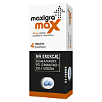 Maxigra Max 0,05 g, 4 tabletki powlekane 