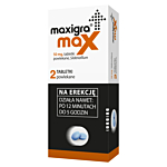 Maxigra Max Tabletki Powlekane 0,05 g, 2 tabl.