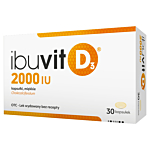 Ibuvit D3 2000 j.m., Witamina D, 30 kapsułek