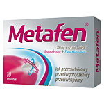 Metafen 200 mg + 325 mg, 10 tabl.