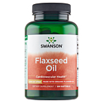 Swanson Flaxseed Oil 1000 mg Żelki, 100 szt.