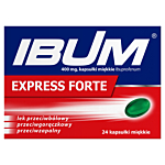 Ibum Express Forte Kapsułki miękkie 400 mg, 24 kaps.