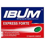 Ibum Express Forte Kapsułki miękkie 400 mg, 12 kaps.