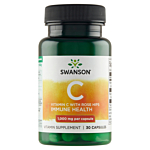 Swanson Witamina C 1000 mg + Dzika Róża Kapsułki
