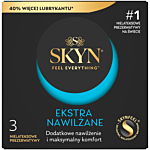Skyn Ekstra Nawilżane Prezerwatywy, 3 szt.