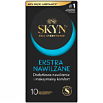 Skyn Ekstra Nawilżane Prezerwatywy, 10 szt.
