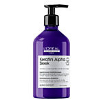 L'Oréal Professionnel Keratin Alpha Sleek Wygładzający szampon do włosów, 500 ml