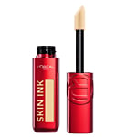 L'Oréal Infaillible Skin Ink, Fondotinta multifunzione effetto seconda pelle, Light Cool 130