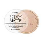 Rimmel Stay Matte Puder do twarzy, 005 Silky Beige