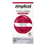 Simplicol Colorante per tessuti intenso, Rosso Rubino