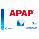 Apap 500 mg 24 Tabletek powlekanych