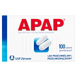 Apap 500 mg 100 Tabletek powlekanych