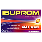 Ibuprom MAX Sprint 400 mg, 20 kapsułek