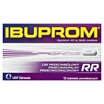 Ibuprom RR MAX tabletki powlekane 400 mg, 12 tabl.