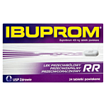 Ibuprom RR MAX tabletki powlekane 400 mg, 24 tabl.