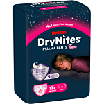 Huggies DryNites Girls Majtki na noc dla dziewczynek 13+, 9 szt.