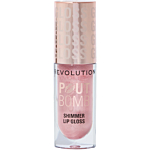 Makeup Revolution Pout Bomb Shimmer Gloss Błyszczyk do ust Shine Pink, 4,5 ml