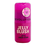 Makeup Revolution Jelly Blush Stick Lip And Cheek Stain Balsamo labbra-guance, Cherry Red