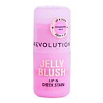 Makeup Revolution Jelly Blush Stick Lip And Cheek Stain Pomadka-róż, Strawberry Pink