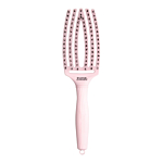 Olivia Garden Spazzola Fingerbrush Combo M, Pastel Pink