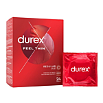 Durex Feel Thin Preservativi, 24 pezzi.