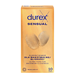Durex Sensual Preservativi, 10 pezzi.