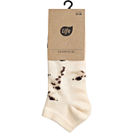 Life fantasmini in cotone Hipster, motivo J.R. Terrier écru, taglia 39-42