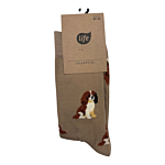 Life Skarpety bawełniane Piesek Cocker Spaniel mocca, rozm. 43-46