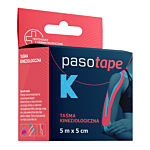Pasotape Taśma kinezjologiczna 5 cm x 5 cm Niebieska