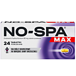 No-Spa MAX tabletki powlekane 80 mg, 24 tabl.