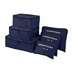Life Travel Organizer da valigia, navy blue 6 pezzi