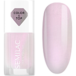 Semilac Top i lakier klasyczny 2w1 Pink Glow 7ml