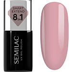 Semilac Lakier hybrydowy Smart Extend 8in1, 802 Nude Rose