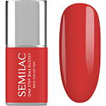 Semilac Lakier hybrydowy One Step Glossy, S530 Scarlet