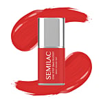Semilac Lakier hybrydowy One Step Glossy, S530 Scarlet