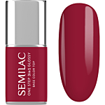 Semilac Lakier hybrydowy One Step Glossy, S575 Dark Red