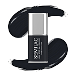 Semilac Smalto Semipermanente One Step Glossy, S190 The Black