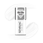 Semilac Base per smalti ibridi Skin Tone Cover Base, Coconut Cream