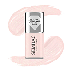 Semilac Base per smalti ibridi Skin Tone Cover Base, Glitter Rose