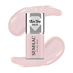 Semilac Base per smalti ibridi Skin Tone Cover Base, Glitter Beige
