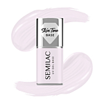 Semilac Base per smalti ibridi Skin Tone Cover Base, Milky Pink